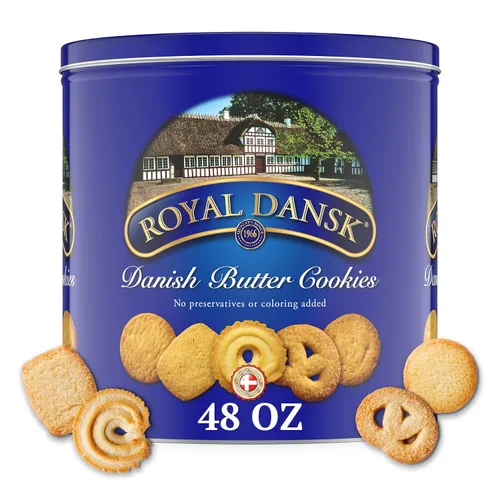 Vista 11 de Royal Dansk Selección de galletas danesas, sin conservantes ni colorantes añadidos, 12 onzas