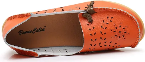 Vista 4 de VenusCelia Mocasines planos cómodos para caminar para mujer