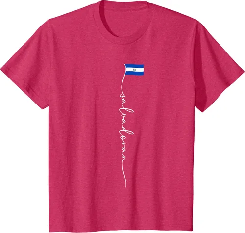 Vista 67 de Camiseta con la bandera salvadoreña de El Salvador
