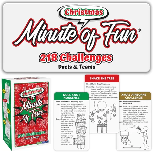Vista 8 de Funwares Edición Espeluznante de Halloween, 100 Minutos de Juegos Divertidos - Minute to Win It Fiesta Familiar y de Viaje para Niños y Adultos