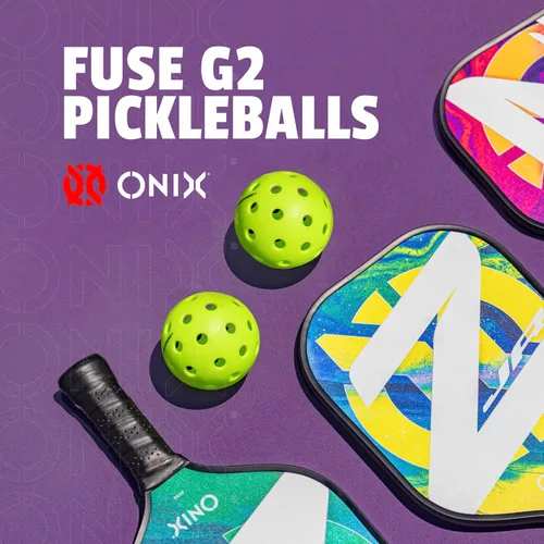 Vista 7 de Bolas de Pickleball Onix Fuse G2 para exterior