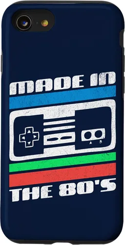 Vista 13 de Funda gráfica para iPhone 15 Made in the 80s Retro Vintage Video Game Controller