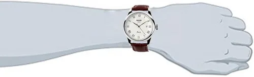 Vista 9 de SKMEI Reloj de pulsera de cuero para hombre, con números de moda, para negocios, ocio, impermeable, calendario
