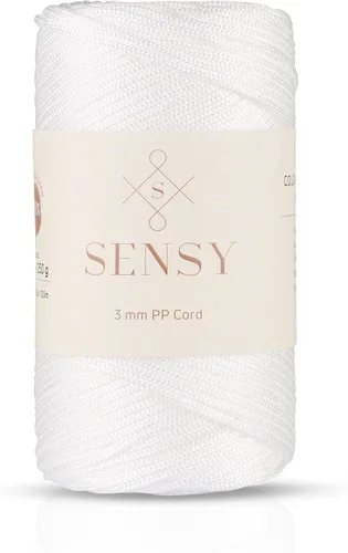Vista 34 de Cuerda de poliéster Sensy Premium de 3 mm, 120 metros, 100% cordón de polipropileno, cuerda de macramé de 3 mm, cordón para bolsos de ganchillo