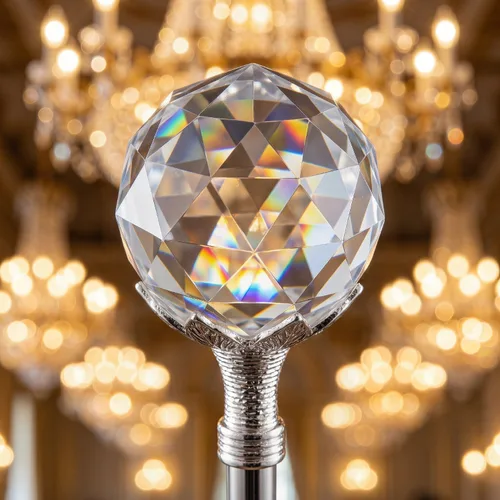 Vista 2 de Varitas de cetro de reina varita de princesa para fiesta de cumpleaños, baile de graduación Cristal