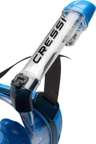 Vista 4 de Cressi Máscara facial completa de snorkel para adultos - Vista amplia y clara, sistema antivaho - Respiración fácil: La seguridad es lo primero
