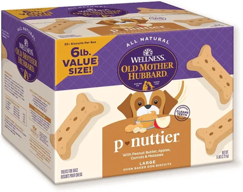 Vista 10 de Old Mother Hubbard by Wellness Classic - Galletas pequeñas surtidas para perros, sabor original, horneadas, naturales y crujientes para entrenarlo