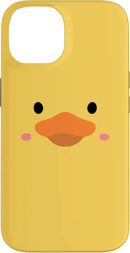 Vista 4 de Funda de pato para iPhone 16 con diseño de pato amarillo