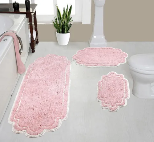 Vista 22 de Home Weavers - Tapete de baño 100% algodón copetudo, supersuave y absorbente, lavable a máquina y apto para secadora lino