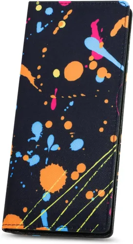 Vista 58 de HUA ANGEL Billetera ultra delgada para mujer, con bloqueo RFID, tarjetero de crédito, plegable, largo, hebilla magnética, billete para mujer, Owl