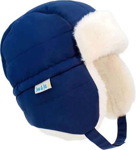 Vista 24 de JAN & JUL Gorro de invierno impermeable para bebés y niños Oso