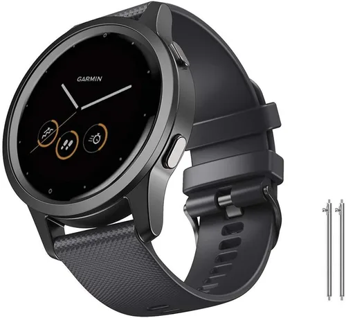 Vista 9 de NotoCity Correa Garmin Venu, 0.787 in Correa de reloj de silicona de repuesto para Garmin Vivoactive 3 Forerunner 645 Forerunner 245 Vivomove Negro