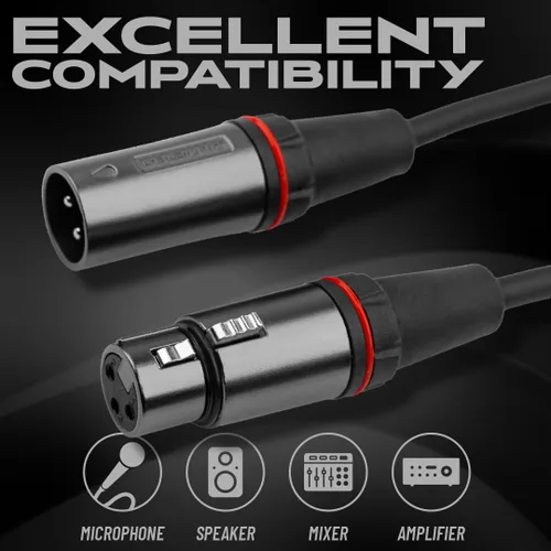 Vista 4 de Cableworks Por Gator Cases Headliner Series Premium 3 Foot XLR Cable de micrófono (GCWH-XLR-03)