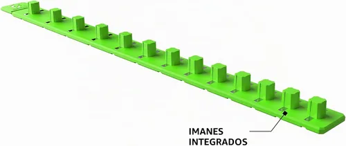Vista 5 de EZRED FSR38-G - Riel magnético flexible de 3/8", color verde