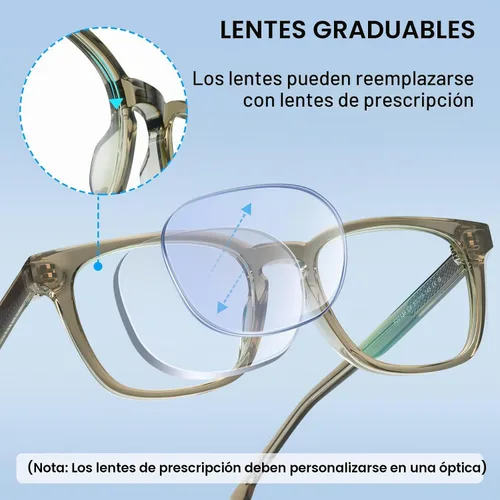 Vista 5 de Dollger Gafas de bloqueo de luz azul para mujer y hombre, rectángulo cuadrado, para computadora, gafas de luz azul, sin receta Beige