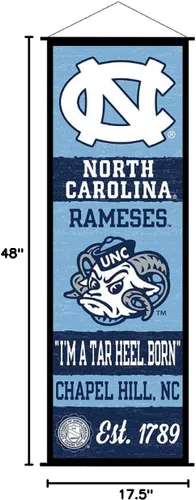 Vista 5 de Cartel y letrero de desplazamiento de UNC Tar Heels