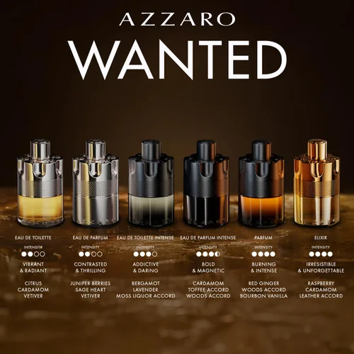 Vista 4 de Azzaro - Forever Wanted Elixir - Colonia para hombre - Con notas de frambuesa, cardamomo y cuero