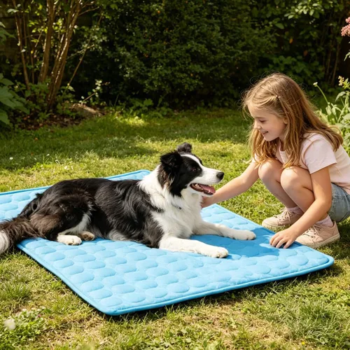 Vista 4 de Alfombrilla de enfriamiento para perros mejorada Arc-Chill Q-Max> 0.4 Pet Cooling Pad 2026