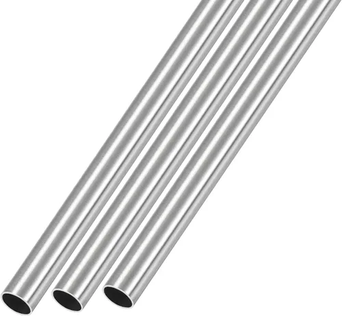 Vista 8 de METALLIXITY Tubo de acero inoxidable 304 (0.079 in de diámetro x 0.006 in de pared T x 9.843 in de largo), 3 piezas, tubo recto - para muebles
