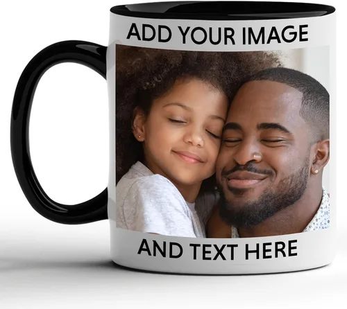 Vista 16 de GotPrint Taza con foto personalizada, regalos personalizados, carga de imagen y texto, logotipo de la empresa, nombre, idea de regalo personalizada