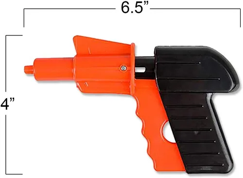 Vista 3 de ArtCreativity Pistola de patatas para niños, juego de 4, juguetes de disparo geniales para niños y niñas, pistola espoleta segura para niños