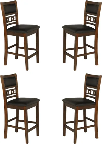 Vista 23 de New Classic Furniture Sillas de comedor Gia, juego de 2, color marrón