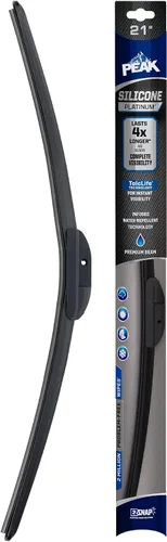Vista 9 de PEAK Silicone Platinum - Limpiaparabrisas delantero de 13 pulgadas, limpiaparabrisas de repuesto con conector universal, paquete de 1 unidad