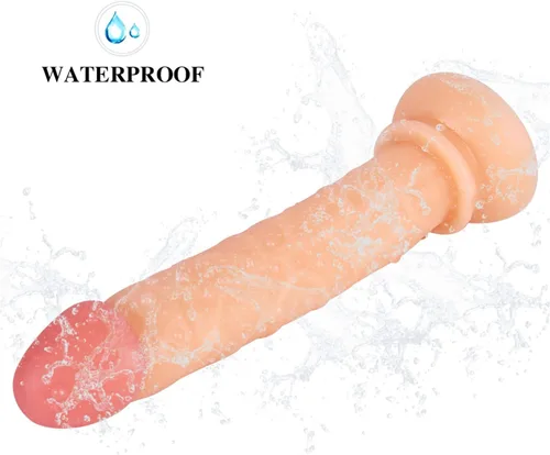 Vista 5 de Consolador realista de tamaño pequeño de 6 pulgadas con ventosa fuerte, consolador monstruo suave flexible realista para mujeres, juguete sexual