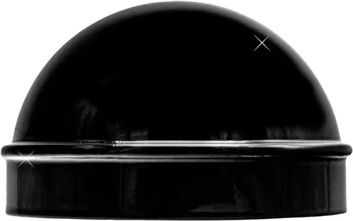 Vista 5 de Tapón para poste de valla de eslabones de cadena de 1-5/8 pulgadas, uso para poste/tubería de 1-5/8 pulgadas de diámetro exterior, tapa de poste