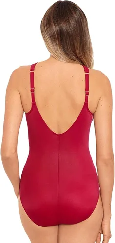 Vista 3 de Miraclesuit Traje de baño de una pieza para mujer con control de abdomen de afrodita sólida