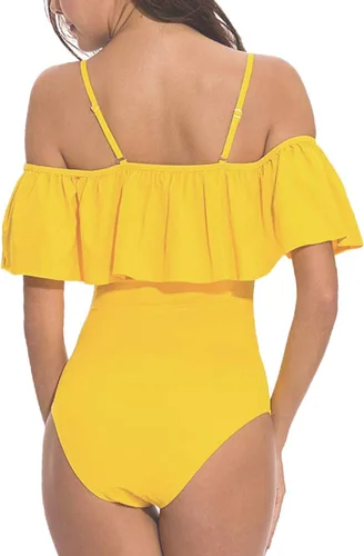Vista 6 de Traje de baño de una pieza para mujer con tirantes