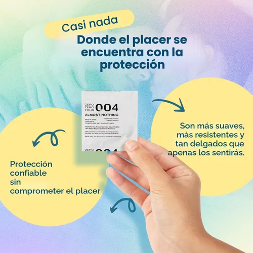 Vista 3 de OKAMOTO 004 Condones, 24 unidades Sherlon látex, ultrafino