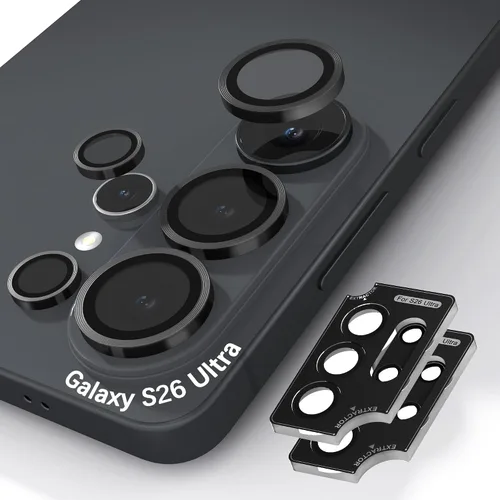 Vista 18 de Orzero Protector de lente de cámara para Samsung Galaxy Z TirFold/Fold 7, [EZ Install] [compatible con fundas] cubierta de lente de anillo de Negro