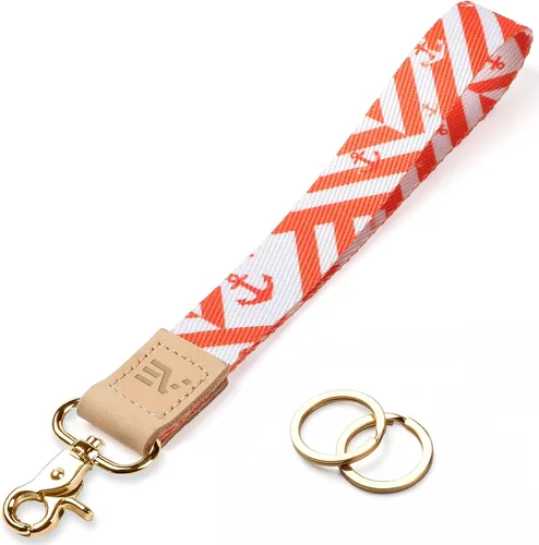 Vista 11 de EcoVision - Llaveros lindos con correa para llaves, llavero de muñeca para mujer, correa de insignia con 2 argollas para llaves