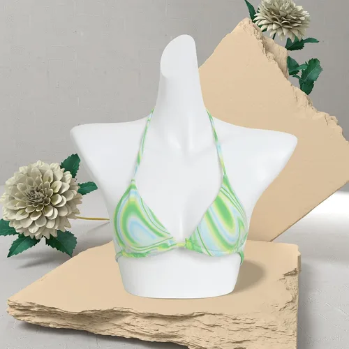 Vista 4 de Torso femenino del maniquí del pecho, maniquí de la ropa interior para la exhibición del contador y escaparate de la ropa interior femenina
