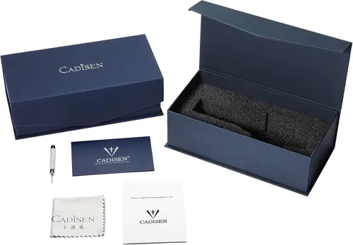 Vista 7 de CADISEN Relojes automáticos MIYOTA 8215 Reloj de pulsera impermeable para hombre, 38mm