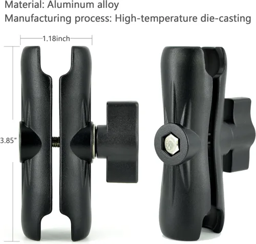 Vista 8 de VAUBORTTI Base de taladro de aluminio resistente para tableta, para tablet iPad Pro/Mini, soporte para iPad Pro/Mini, soporte para iPad Pro y Mini