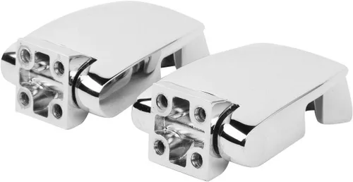 Vista 2 de Tour - Bisagras de equipaje para Harley Touring/Trike Road King FLHR Road Glide FLTRX Street Glide FLHX Electra Glide FLHT 1988-2013, cromadas