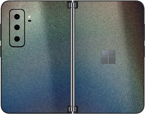 Vista 32 de SopiGuard Skin para Microsoft Surface Duo 2 2ª generación de borde a borde de paneles delanteros y traseros de vinilo (piedra de ladrillo)