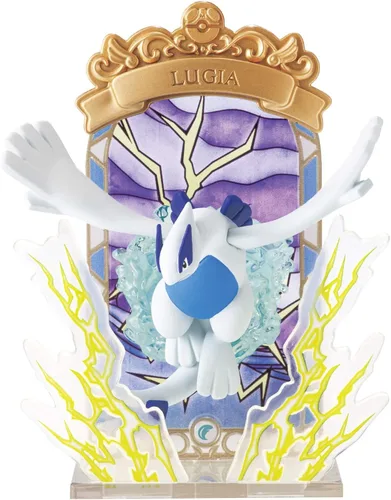 Vista 5 de Pokemon Stained Glass Collection Full Complete 6 piezas Candy Toy & Gum (monstruo de bolsillo)