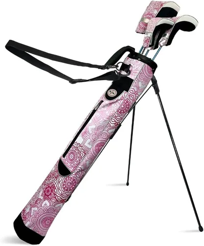 Vista 10 de Taboo Fashion Sunday Golf Bags for Women - Lightweight Golf Range Bag with Self Flexing Stand and Shoulder Strap for Driving Range, Par 3 or