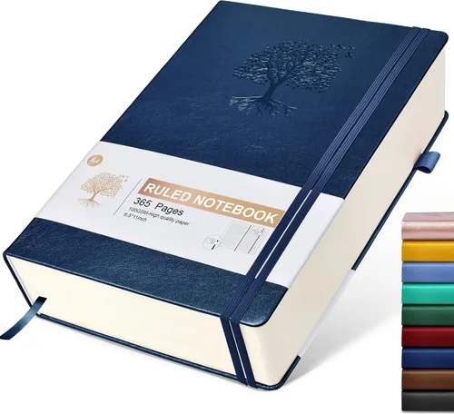 Vista 15 de Ansopu Cuaderno de puntos, 360 páginas numeradas, cuadrícula de puntos, de 8.5 x 11 pulgadas, papel de punto de 3.53 oz/m², tapa dura gruesa