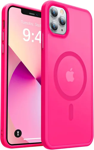 Vista 8 de Funda magnética fuerte para iPhone 11 Pro Max, [compatible con MagSafe] funda protectora a prueba de golpes para iPhone 11 Pro Max de 6.5 pulgadas