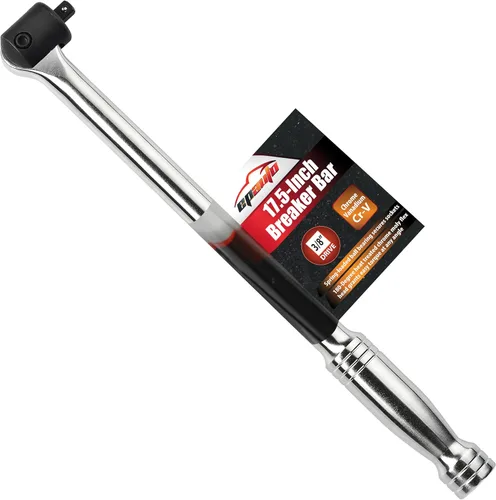 Vista 8 de EPAuto Unidad de 1/2 pulgada por barra disyuntora de 17.5 pulgadas de longitud, acero CR-V Cromo