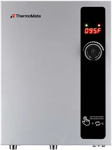 Vista 7 de Calentador de agua sin tanque eléctrico 120V, ThermoMate 3500W pequeño bajo demanda, calentador de agua caliente instantáneo con pantalla