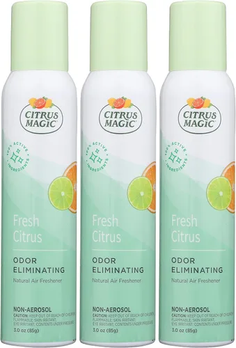 Vista 8 de Citrus Magic Spray ambientador que elimina olores, bosque lluvioso de bambú, 3 onzas, paquete de 3