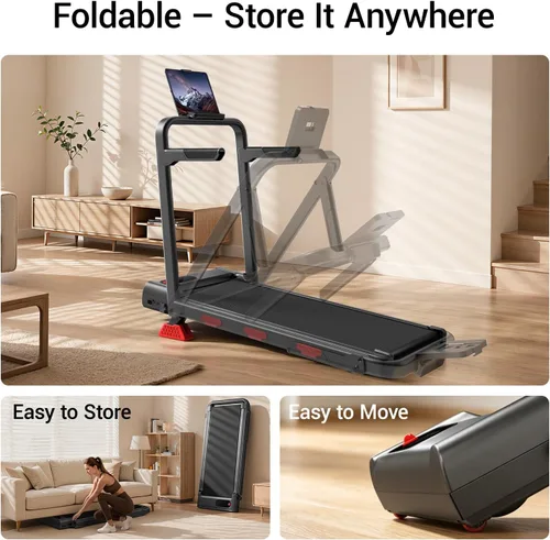Vista 13 de LONTEK 15% Incline Walking Pad Treadmill with Handles, Treadmills for Home