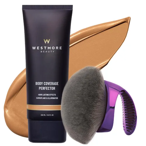 Vista 16 de Westmore Beauty Perfector y cepillo de cobertura corporal - Maquillaje Resplandor fresco 1C