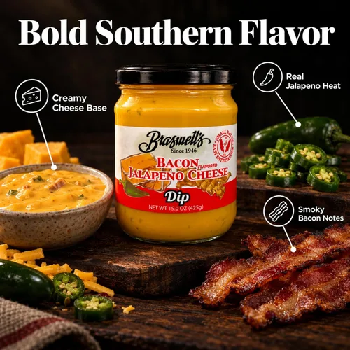 Vista 2 de Braswell's Dip de tocino y queso jalapeño