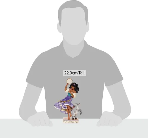Vista 5 de Enesco Disney Traditions by Jim Shore - Figura de Esmeralda y Djali, 8.75 pulgadas, multicolor